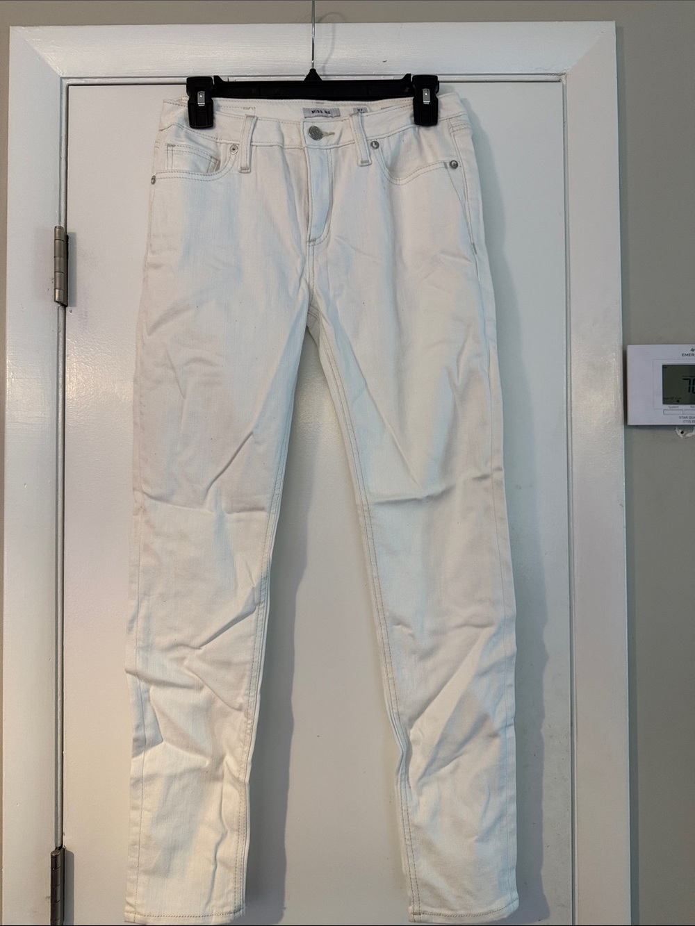 Miss Me White Skinny Jeans for Women